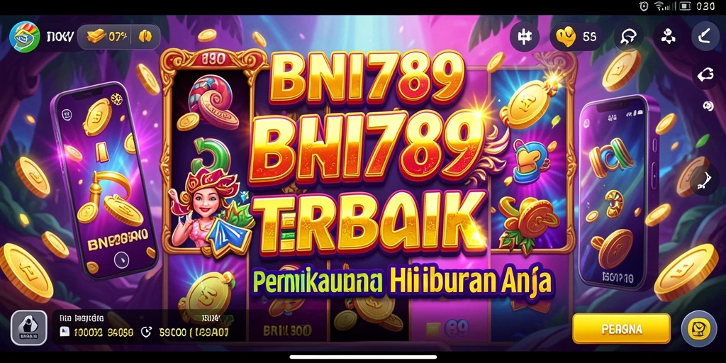 Tampilan gameplay Slot menarik di BNI789 yang penuh warna.