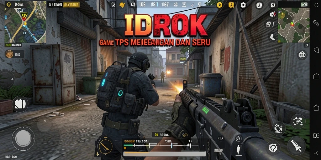 Tangkapan layar dari gameplay seru IDROK dengan aksi menegangkan.