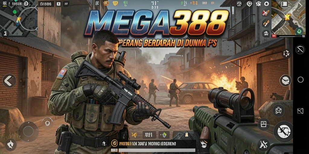 Gameplay seru dan grafis memukau dalam MEGA388 FPS.