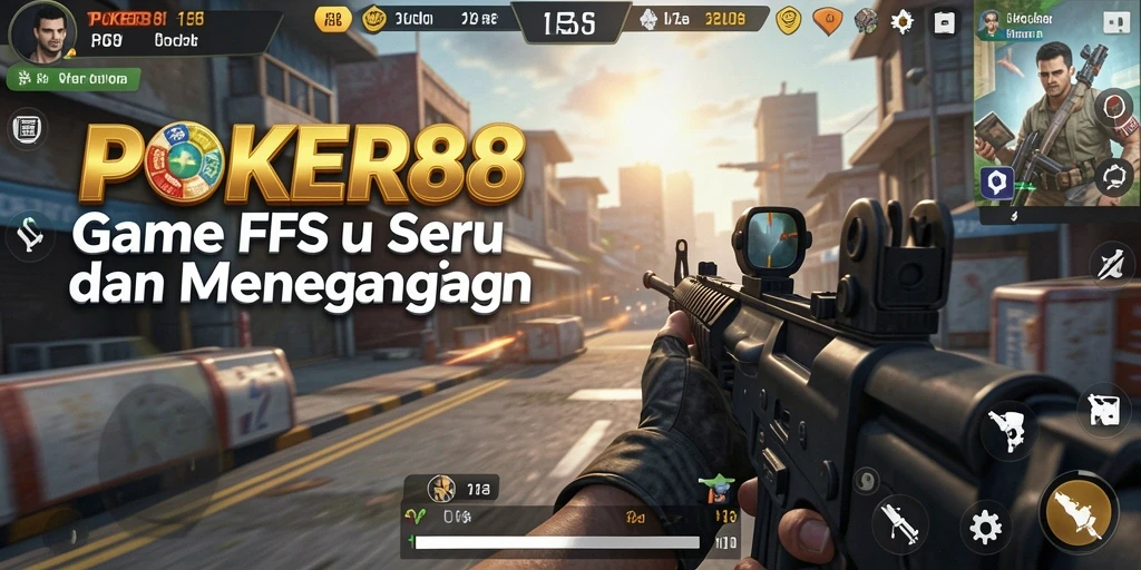 Screenshot gameplay POKER88 yang menunjukkan pertempuran intens di arena.