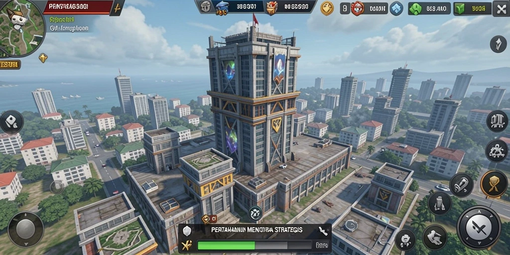 Gameplay PP7 menampilkan aksi Strategis Tower Defense yang mendebarkan.