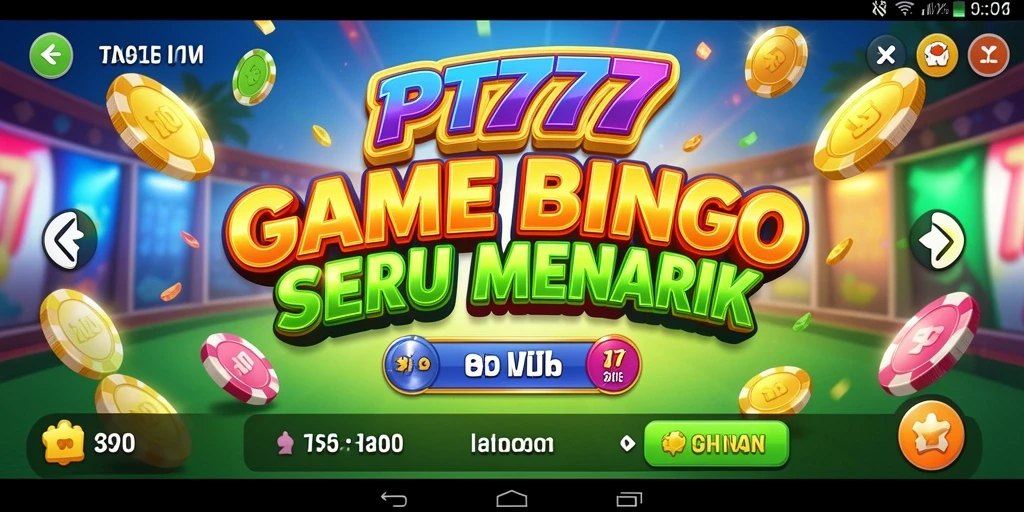 Screenshot gameplay PT777 menampilkan aksi seru permainan Bingo.