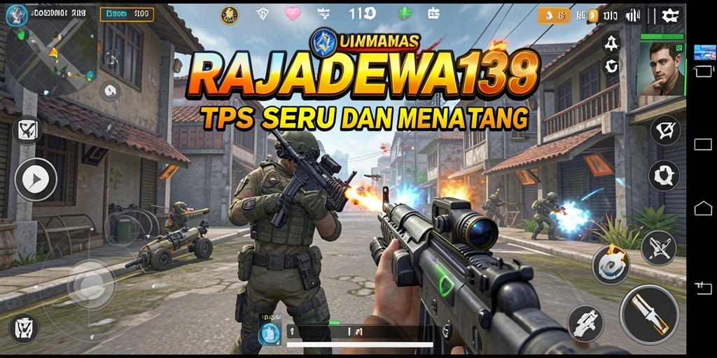 Tampilan gameplay seru dan mendebarkan dari TPS RAJADEWA138.