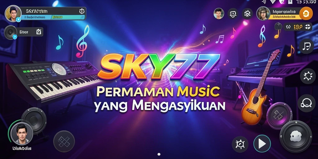 Tampilan gameplay SKY77 yang penuh warna dan menarik.